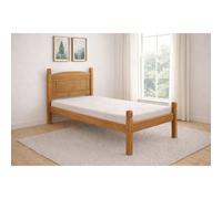 Corona Bed Frame 3ft Single Low End Solid Pine