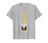 Corona Bottle Logo T-Shirt T-Shirt, Men, Heather Grey, 5X-Large