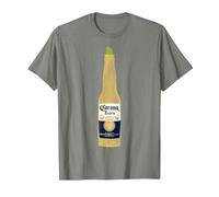 Corona Bottle Logo T-Shirt T-Shirt, Men, Olive Heather, Small