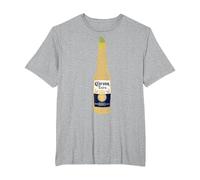 Corona Bottle Logo T-Shirt T-Shirt, Men's Big and Tall, Heather Grey, 4X Tall