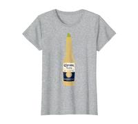 Corona Bottle Logo T-Shirt T-Shirt, Women, Heather Grey, 3X-Large