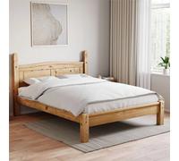 Corona Double Bed 4Ft6 Low Foot End Mexican Solid Pine Frame Bedroom Furniture