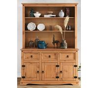 Corona Dresser Large 3 Door Sideboard Display Cabinet Solid Wood Mexican Pine