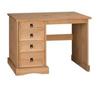 Corona Dressing Table Desk 4 Drawer Dresser Solid Wood Pine