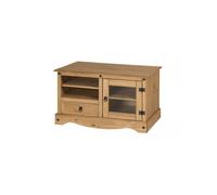 Corona Entertainment TV Stand Unit Solid Pine Furniture