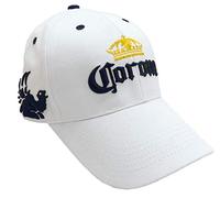 Corona Extra Crown Logo Adjustable Baseball Cap White, White, One Size, White, One size