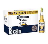 Corona Extra Lager Beer Bottle, 18 x 330ml