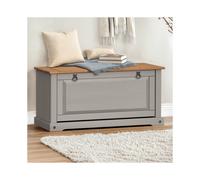 Corona Grey Wax 1 Shelf Shoe Chest
