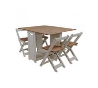Corona Grey Wax Butterfly Dining Set