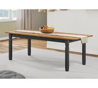 Corona Charcoal Large Extending Dining Table