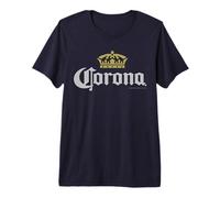 Corona Logo Multi Color Short Sleeve Adult T-Shirt Premium T-Shirt