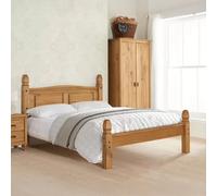 Corona Low Foot End Bed - Pine - Sizes Available