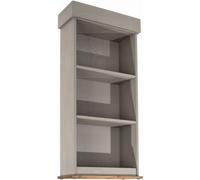 Corona Low Narrow Bookcase - Grey Mexican Pine