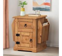 Corona Magazine Rack Lamp Table Solid Wood Pine Furniture