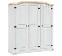 Corona Mexican Pine 3 Door Wardrobe Solid Wood Bedroom Storage Cabinet