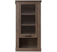 Corona Oak Effect Small Display Cabinet