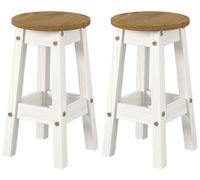 Corona Premium Pine Breakfast Table & Stools, Low/Tall Stools, High Bar Chairs