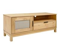 Corona Rattan Tv Stand for Tvs Up To 50 Brown