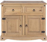 Corona Small Sideboard - 2 Door - 91cm - Pine Mexican