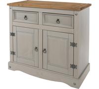 Corona Small Sideboard - 2 Door - Grey Mexican Pine