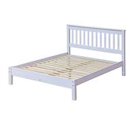 Core Products Corona Single White Bed Frame - Wilko