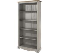 Corona Tall Bookcase - Grey Mexican Pine