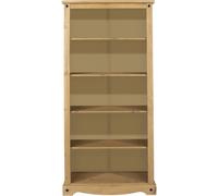 Corona Tall Bookcase - Pine Mexican