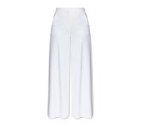 Corona Trousers - female - Max Mara - Wide Trousers - White - M - Trousers M
