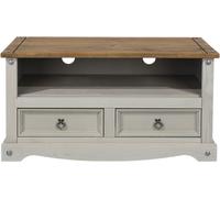 Corona TV Unit - 95cm - Grey Mexican Pine