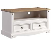 Corona TV Unit - 95cm - White Mexican Pine