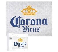 Corona Virus Covid19: Holiday-Season Gift, 500 PCS Decorative Jigsaw for Grown-Ups, for Screen-Free Relaxation at Home