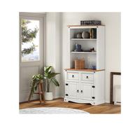 Corona White 2 Door Welsh Dresser Solid Wood Pine