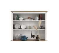 Corona White 3 Door Dresser Top Sideboard Topper Solid Wood Pine