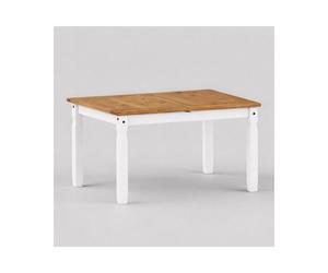 Corona White Small Extending Dining Table