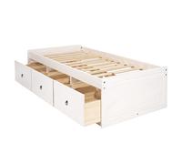 Corona 3ft White Washed Wax Finish Cabin Bed - Size: Single - Wilko