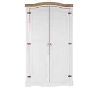 Core Products, Premium Corona White 2 Door Wardrobe H189.0Cm X W100.0Cm X D56.0Cm