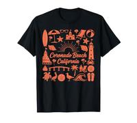 Coronado Beach California Beach Vacation Coastal Life T-Shirt