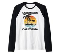 Coronado California Raglan Baseball Tee