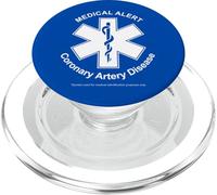 Coronary Artery Disease Medical Alert (Blue) PopSockets PopGrip for MagSafe