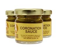 Coronation Sauce (3 Jars x 28g) | Classic British Coronation Sauce Concentrate for Chicken | Fruity, Lightly Spiced | Just add cream/Creme Fraiche| Pasta, Vegetables, Salad Dressing | Gluten-Free