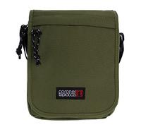 Coronel Tapiocca Men Urban Casual Shoulder Bag with Flap Pockets and Zipper, Kaki, 19 x 24 x 5 cm, Khaki
