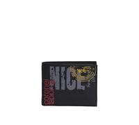 Coronel Tapiocca Men's Fermín Coin Pocket-Casual Large Capacity Card Holder Wallet with RFID Protection, Black, Estándar