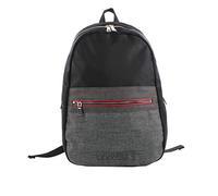 Coronel Tapiocca Men's Red Backpack, Black (Negro), 15x30x43 Centimeters (W x H x L)