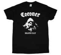 Coroner Death Cult Thrash Toxik Razor Nuclear Assault Sadus Black T-Shirt L