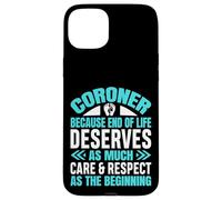 Coroner Forensic Scientist Autopsy Medical Examiner Coroner Case for iPhone 15 Plus