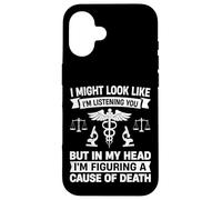 Coroner Forensic Scientist Autopsy Medical Examiner Coroner Case for iPhone 16