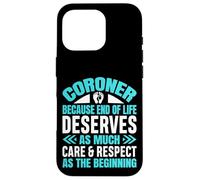 Coroner Forensic Scientist Autopsy Medical Examiner Coroner Case for iPhone 16 Pro