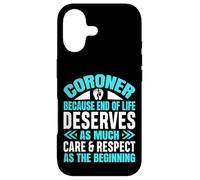 Coroner Forensic Scientist Autopsy Medical Examiner Coroner Case for iPhone 17