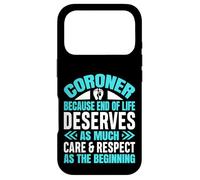 Coroner Forensic Scientist Autopsy Medical Examiner Coroner Case for iPhone 17 Pro
