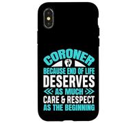 Coroner Forensic Scientist Autopsy Medical Examiner Coroner Case for iPhone X/XS